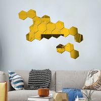 Fashion Geometric Acrylic Wall Stickers main image 2