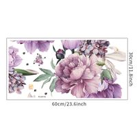 New Fashion Big Peony Flower Wall Sticker sku image 1