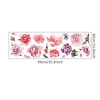 New Fashion Painting Peony Flower Wall Sticker sku image 1