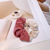 Koreanische Einfache Farblich Passende Macaron-haargummis sku image 2