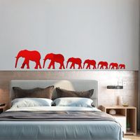 New Acrylic Mirror Elephant Creative Stickers sku image 2