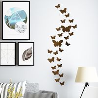 New Colorful Butterfly Flying Acrylic Mirror Wall Stickers sku image 6