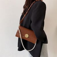 New Trendy Fashion Simple Texture Western Style Square Bag main image 4