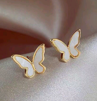 Koreanische Mode Süße Schmetterlings Ohrringe main image 1