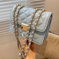 Lingge Embroidery Thread Chain Shoulder Bag main image 5