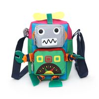 Cute Mobile Phone Bag Robot Bengdi Coin Purse Messenger Bag sku image 3