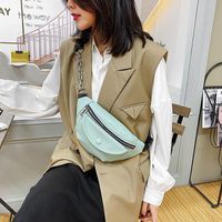 Korean Fashion Solid Color Sports Shoulder Bag sku image 3