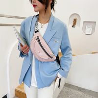 Korean Fashion Solid Color Sports Shoulder Bag sku image 5