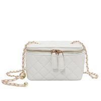 Fashion Braided Rhombus Chain Shoulder Messenger Bag sku image 1