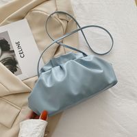 Fashion Solid Color Cloud Shape Portable Bag sku image 3
