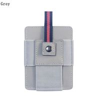 Korean Work Permit Card Holder Mini Buckle Leather Thin Card Holder Wholesale sku image 3