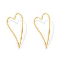 Korean Simple Heart-shape Earrings Set main image 1