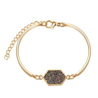 Mode Mehrfarbiges Diamant Kristall Cluster Armband main image 4