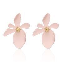 Fashion Long Flower Petal Large Earrings main image 6