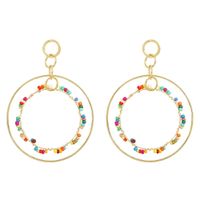 Fashion Double Circle Earrings Wholesale main image 1