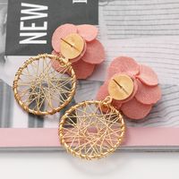 New Fashion Multi-layer Chiffon Cloth Lace Flower Earrings main image 4