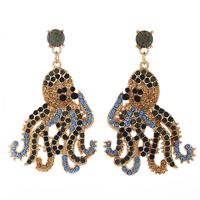 Fashion Diamond Octopus Earrings main image 1