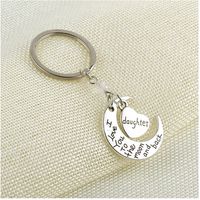 Lettering Heart Moon Keychain Wholesale sku image 6