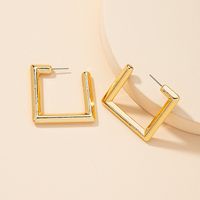 Retro Fashion Geometric Earrings Set sku image 2