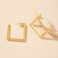 Retro Fashion Geometric Earrings Set sku image 3