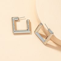 Retro Fashion Geometric Earrings Set sku image 4