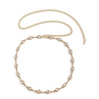 Simple Fashion Rhinestone Single Circle Waist Chain main image 3