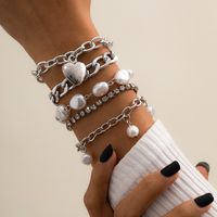 Bracelet Rétro En Perles D&#39;imitation Baroque main image 3