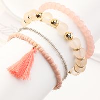 Bohemian Ethnic Style Candy Color Tassel Bracelet main image 2