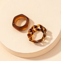 Fashion Geometric Resin Ring Wholesale main image 5