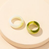 Wholesale Simple Resin Ring Set main image 4
