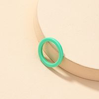 Wholesale Fashion Colorful Resin Ring Set main image 3