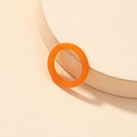 Wholesale Fashion Colorful Resin Ring Set main image 4