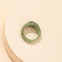 Fashion Simple Gold Foil Resin Ring main image 5