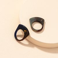 Wholesale Fashion Contrast Color Ring Set main image 3