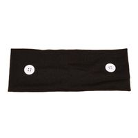 Fashion Simple Sports Solid Color Sweat-absorbent Button Headband main image 6
