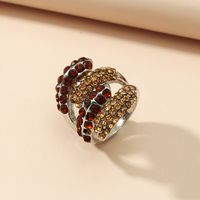 Simple Retro Two-color Contrast Alloy Ring main image 3