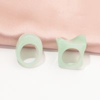 Korea Fashion Acrylic Resin Ring Set main image 5