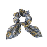 New Fashion Retro Printing Ribbon Hair Scrunchies main image 6