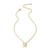 Fashion Simple Butterfly Pendant Necklace main image 6