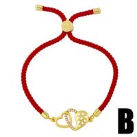 Bracelet De Mode Simple Coeur Pêche main image 4