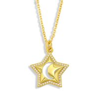 Collar De Luna Estrella Simple De Moda main image 3