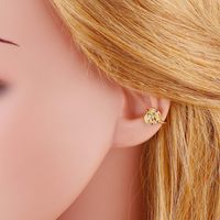 Simple C-shaped Five-pointed Star Ear Bone Clip main image 6