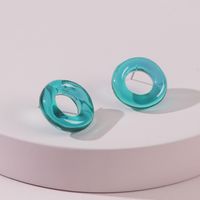 Fashion Transparent Acrylic Resin Earrings sku image 2