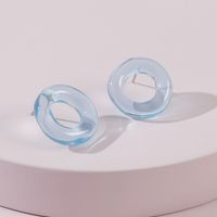 Fashion Transparent Acrylic Resin Earrings main image 3