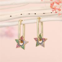 Simple Fashion Five-pointed Star Earrings main image 5