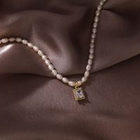 Collier Multicouche De Perles Naturelles Simples sku image 7