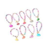 Bohemian Color Shell Fashion Soft Clay Bracelet sku image 1