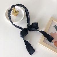 Korean New Ruffled Braided Bowknot Headband sku image 2