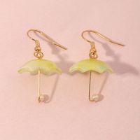 Fashion Mini Umbrella Contrast Color Earrings sku image 2