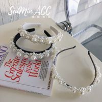 Koreanische Neue Mode Perle Blume Stirnband main image 3